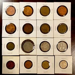 44 Assorted British Coin Collection